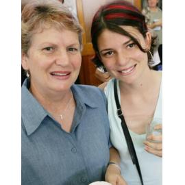 Helen and daughter Judith Puxty blue nursing service 50th, Ipswich, 6 February 2005 