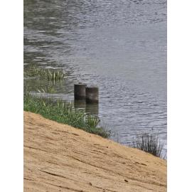 Former Bremer Mills site - pylons, 2026