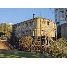 Commercial Hotel, after the grass fire, September 2026