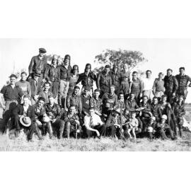 Ipswich Motorcycle Club outing at Goodna flats, c.1940s