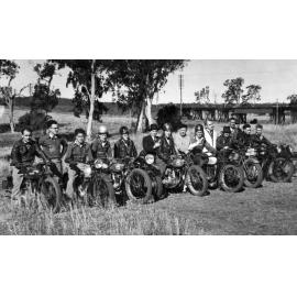 Ipswich Motorcycle Club hill climb, Booval, Quarry, Ipswich, 1940s