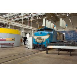 Locomotive No. 1262, that forms part of The Workshops Rail Museum exhibits, North Ipswich, 2010