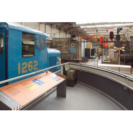 Locomotive No. 1262 that forms part of The Workshops Rail Museum exhibits, North Ipswich, 2010