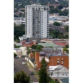 Murphy Street, from Denmark Hill water tower, Ipswich, 2010
