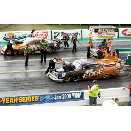 Dragsters at Willowbank Raceway, Ipswich, 2010