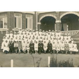 Staff of Ipswich General Hospital, Ipswich, 1927