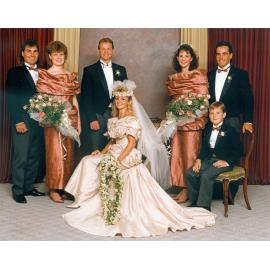 Whitehead family wedding, Ipswich, 1990s