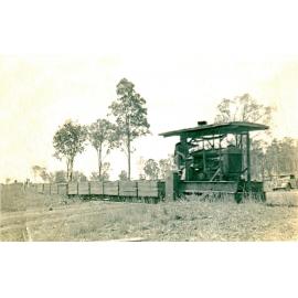 Shuttle train at Caledonian Colliery, Thagoona, Ipswich, 1965