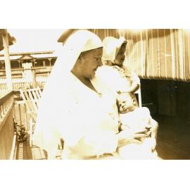 Matron Eva Saunders at Lyndhurst Private Hospital, Ipswich, 1943