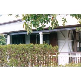 Inglemere, Williams Street, No. 110 detail on veranda, Coalfalls, Ipswich, 1991