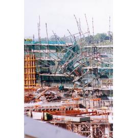 Damage caused to construction at Ipswich General Hospital, Ipswich, 1997