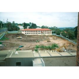 Earth works for new ward at Ipswich General Hospital, Ipswich, early 1998