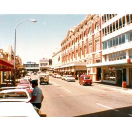 Reid's Department Store, Bell Street, towards Brisbane Street, Ipswich, early 1980s