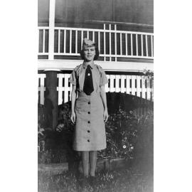 Women's Auxiliary Transport Service (WATS) member in uniform, Ipswich, 1942