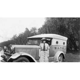 Van used by members of the Women's Auxiliary Transport Service (WATS), Ipswich, 1942