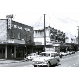 Central Hotel, Nicholas Street, Ipswich, late 1960s