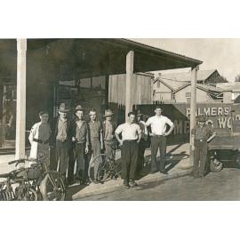 Staff at Palmer's Plumbing Works, Ipswich, 1936