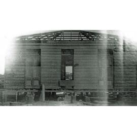 West End Cash Store during demolition, Brisbane Street, West Ipswich, mid 1950s