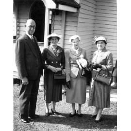 Frank Dance, owner of Dance Bakery, Marburg, Ipswich, c.1950-1954