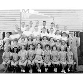 Marburg Rural School students, Inter-school sports, Marburg, Ipswich, 1952