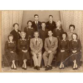 Ritz Theatre staff, Ipswich, 1954