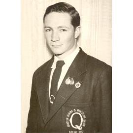 Lance Waldon, Queensland amateur boxer, 1957