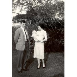 Elspeth and Graham Douglas with their son Nigel, 1958