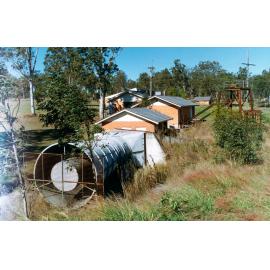 Westfalen Colliery No. 3 disused equipment and buildings, 21 Bailey Street, Collingwood Park,  Ipswich, 1991