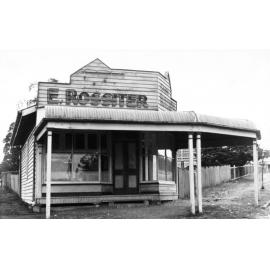 Rossiters butcher shop at 10 Pine Mountain Road, North Ipswich, 1960s