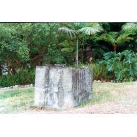 Underground water tank and machinery at 8 Graham Street, Bundamba, Ipswich, 1991