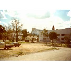 Meals on Wheels building on Foote Lane being demolished, Ipswich, 1985
