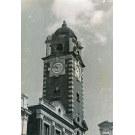 Post Office clock tower, Brisbane Street, Ipswich, 1940s