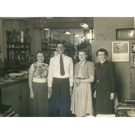 Staff at Mining & Hardware, Brisbane Street, Ipswich, 1951-1952