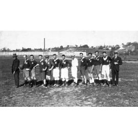 Thought to be Pompadours Soccer Club, Booval, Ipswich, 1925