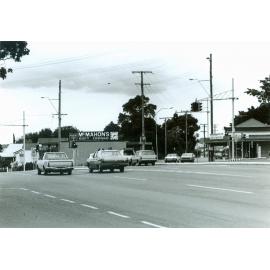 Looking towards the Fiveways from Ipswich Girls' Grammar School, Ipswich, 1970s