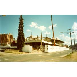 Humanities Centre, South Street, during construction, Ipswich, 1977