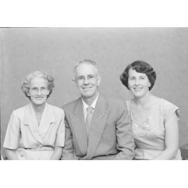 James and Merle Finimore with daughter, Jacqueline, Ipswich, mid 1950s