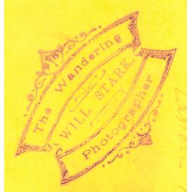 Trademark of Will Stark, Wandering Photographer, 1890