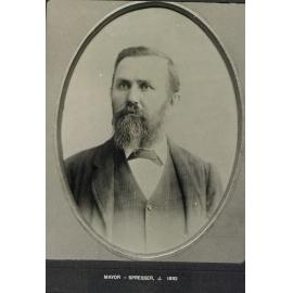 Jacob Spresser, Mayor of Ipswich in 1892, Ipswich, n.d.
