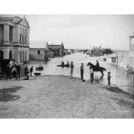 East Street Ipswich during 1893 flood