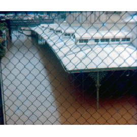 Ipswich Railway Station during 1974 flood
