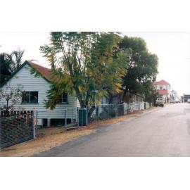 Lennon Lane from No 19 to 39 Downs Street, North Ipswich, 1991