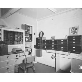 Ipswich Photographic Centre office, 111 Brisbane Street, Ipswich, 1958