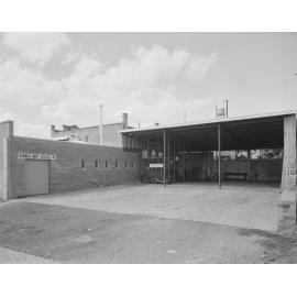Ipswich Vulcanizing & Rubber Works (back view), 40-42 Brisbane Street & corner of Gordon Street, Ipswich, 1958