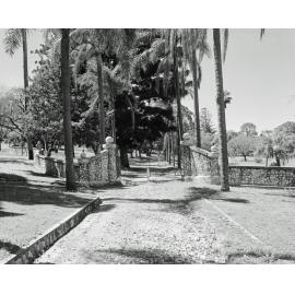 Entrance to Queens Park, Ipswich, 1959