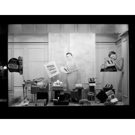 Cribb & Foote Department Store Window Display of Typewriters, Cash Registers & Adding Machines, Ipswich, 1959