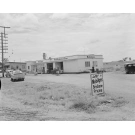 Mobilgas Service Station, thought to be at either Brassall or Blacksoil, Ipswich, 1959