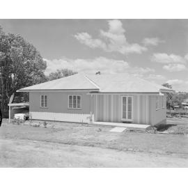 Thought to be a display house for Wunderlich products, Toowoomba Road, Brassall, Ipswich, 1959