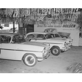 Faulkner Motors display at the Ipswich Show, 1959