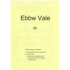 Industrial - Ebbw Vale - Ipswich Heritage Study 1992 Volume 2
